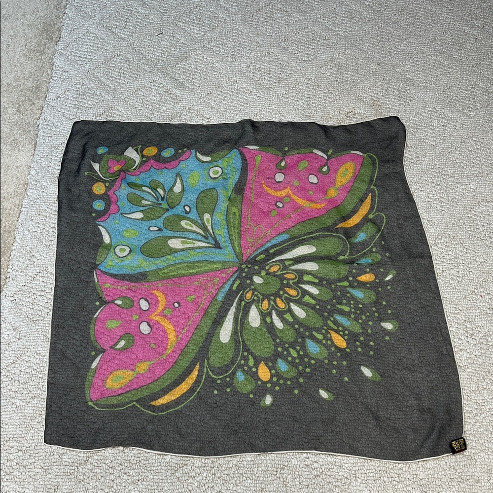 Vintage chiffon square scarf
